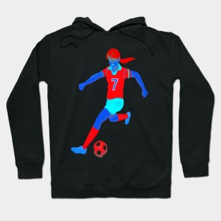 NEON GIRL SOCCER PLAYER Hoodie